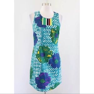 Vanessa Virginia Graphic Hibiscus Floral Dress